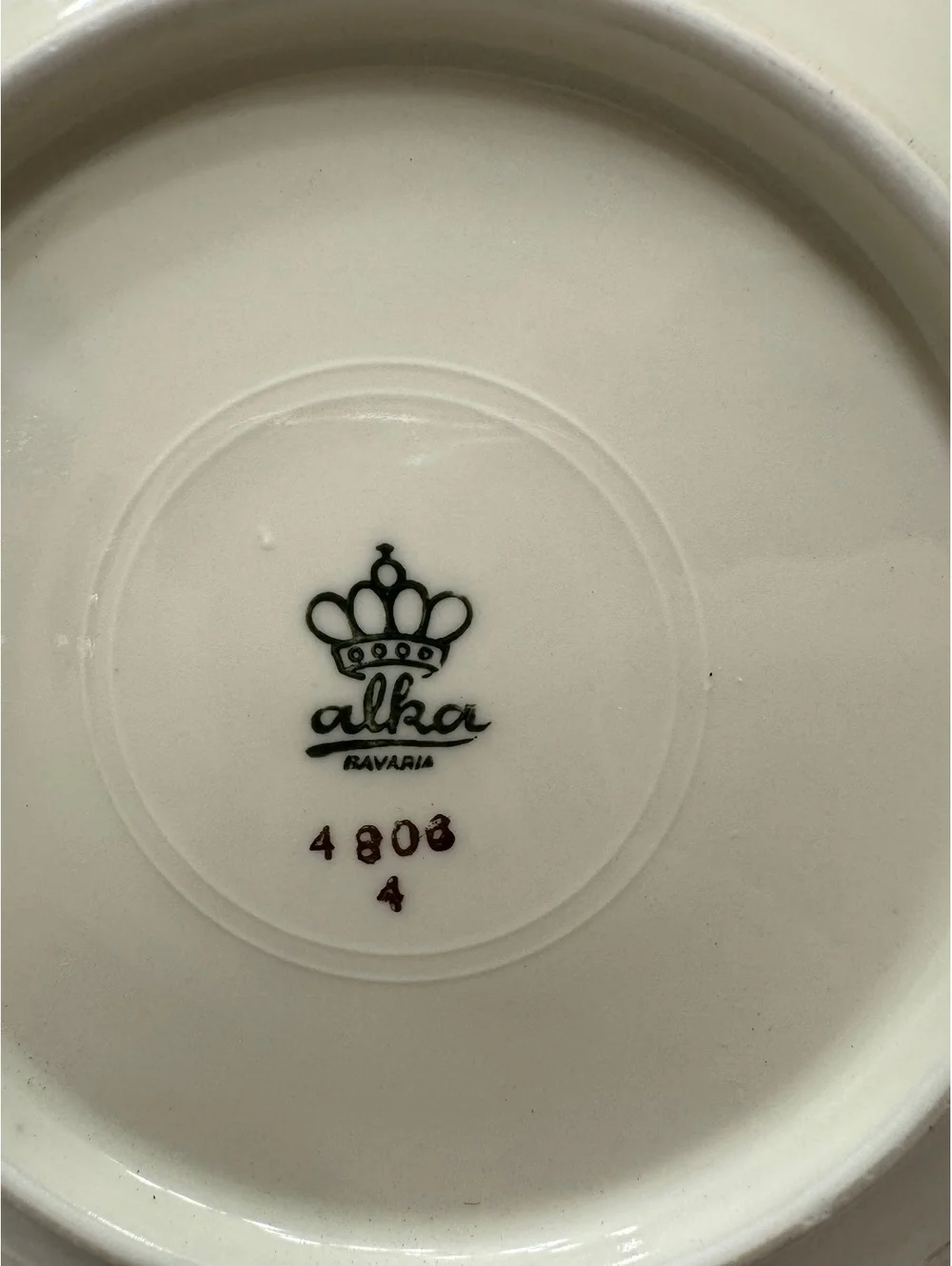 Vintage Alka Bavaria Porcelain Serving Plate c. 1938–1958